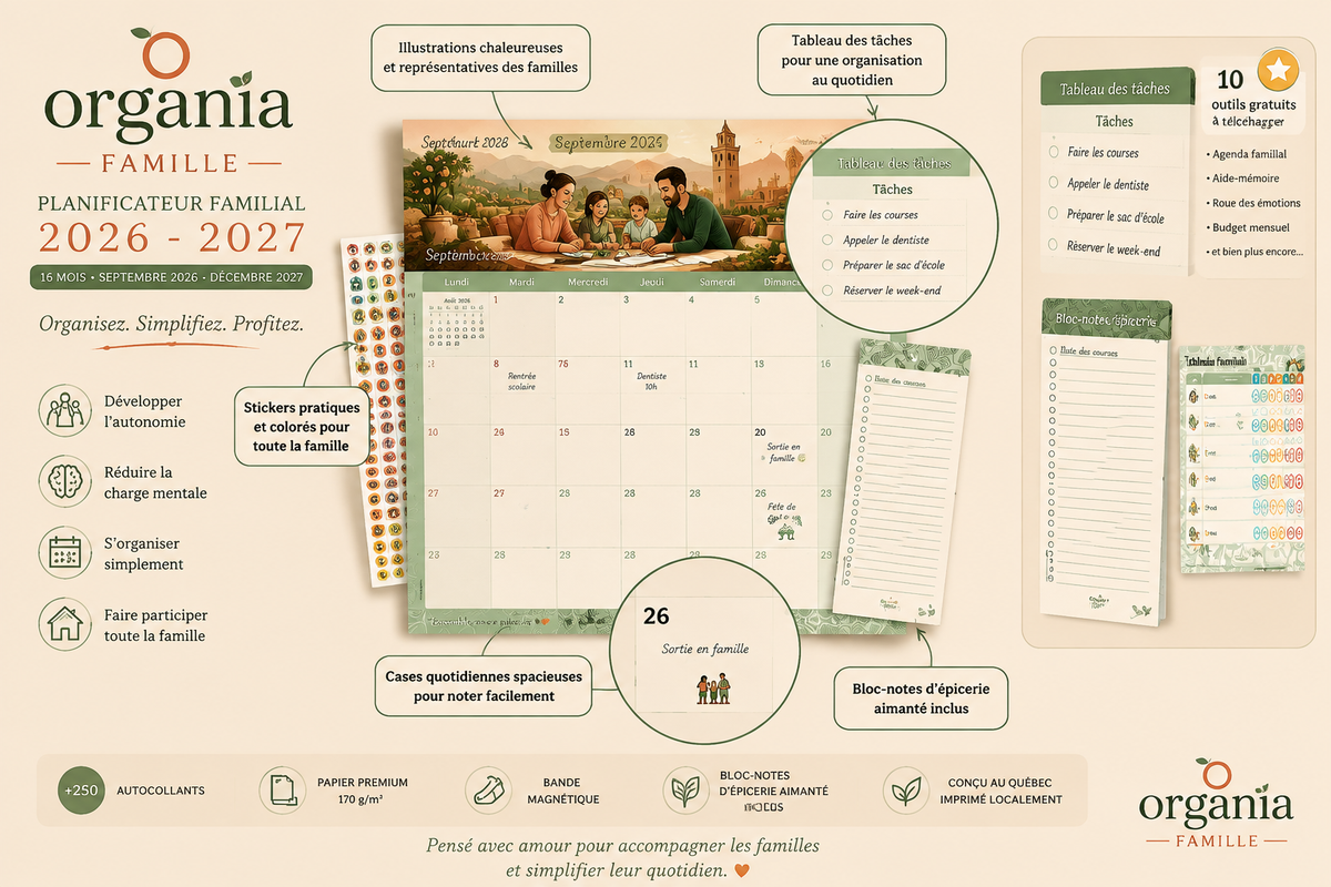 PLANIFICATEUR FAMILIAL 2026-2027